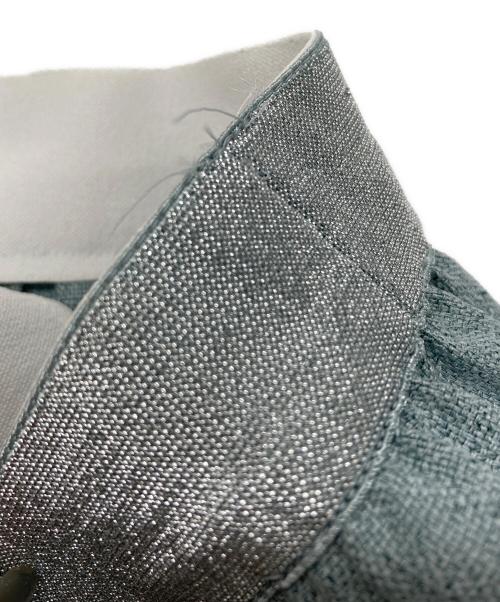 Gabardine K.T（ギャバシンケーティー）Gabardine K.T (ギャバシンケーティー) 麻調合繊ワイドパンツ　72-15PG05 スカイブルー サイズ:9の古着・服飾アイテム