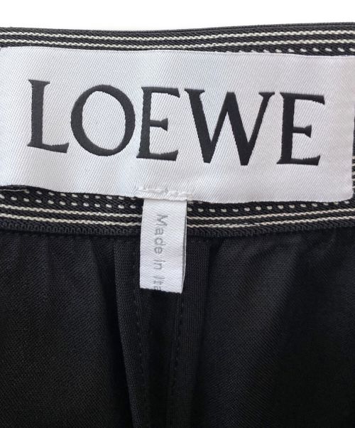 LOEWE（ロエベ）LOEWE (ロエベ) クロップドトラウザーズ ブラック サイズ:Lの古着・服飾アイテム