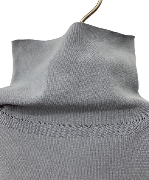 ISSEY MIYAKE me（イッセイ ミヤケ ミー）ISSEY MIYAKE ME (イッセイ ミヤケ ミー) ハイネックカットソー スカイブルー サイズ:Fの古着・服飾アイテム