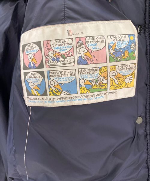 MONCLER（モンクレール）MONCLER (モンクレール) ダウンコート ネイビー サイズ:1の古着・服飾アイテム