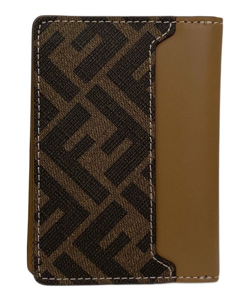 FENDI（フェンディ）FENDI (フェンディ) カードケース ブラウンの古着・服飾アイテム