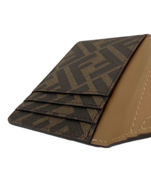 FENDI（フェンディ）FENDI (フェンディ) カードケース ブラウンの古着・服飾アイテム