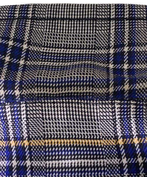 sacai（サカイ）sacai (サカイ) ドッキングチェックコート ブラック サイズ:1の古着・服飾アイテム