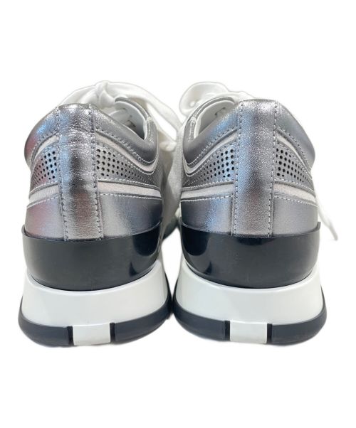 HERMES（エルメス）HERMES (エルメス) C-Addict Sneakers シルバー サイズ:37 1/2の古着・服飾アイテム