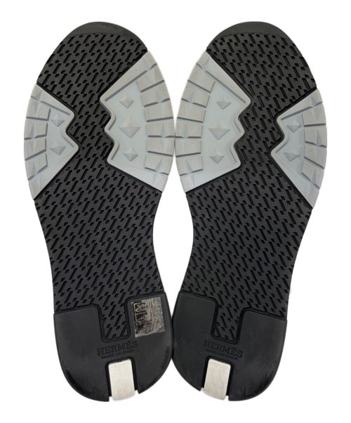 HERMES（エルメス）HERMES (エルメス) C-Addict Sneakers シルバー サイズ:37 1/2の古着・服飾アイテム