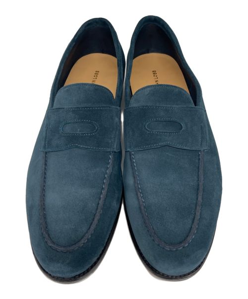 JOHN LOBB（ジョンロブ）JOHN LOBB (ジョンロブ) スウェード ローファー ブルー サイズ:8の古着・服飾アイテム