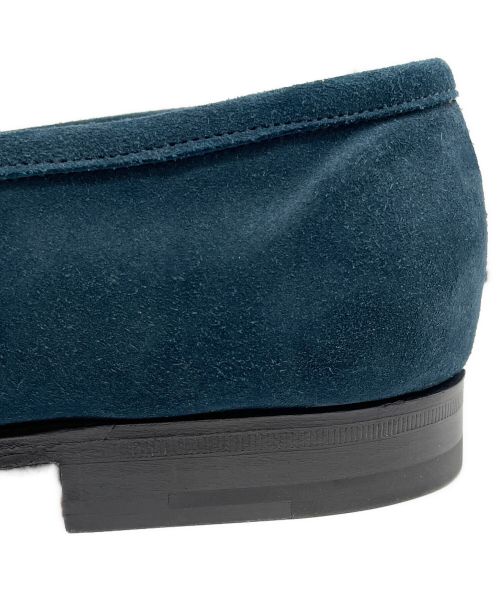 JOHN LOBB（ジョンロブ）JOHN LOBB (ジョンロブ) スウェード ローファー ブルー サイズ:8の古着・服飾アイテム