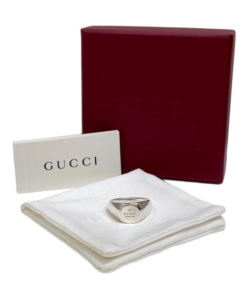 GUCCI（グッチ）GUCCI (グッチ) トレードマーク スリム リング サイズ:18の古着・服飾アイテム