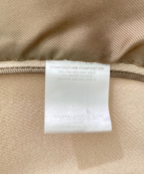 GUCCI（グッチ）GUCCI (グッチ) カシミヤ混ウールコート ベージュ サイズ:40の古着・服飾アイテム