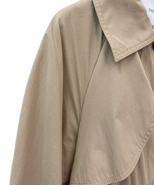 patou（パトゥ）patou (パトゥ) コットン ギャバジン トレンチコート ベージュ サイズ:34の古着・服飾アイテム