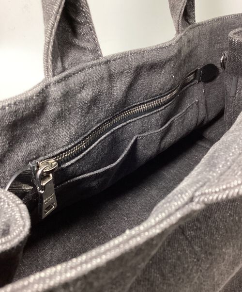 PRADA（プラダ）PRADA (プラダ) 2WAY Denim Tote Bag（２WAYデニムトートバッグ） グレーの古着・服飾アイテム