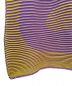 中古・古着 ISSEY MIYAKE (イッセイミヤケ) リブニットワンピース イエロー×パープル サイズ:2：30000円