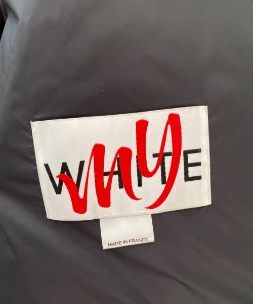 MY WHITE（マイ ホワイト）MY WHITE (マイ ホワイト) MY WHITE ダウン ベスト ブラック サイズ:36の古着・服飾アイテム