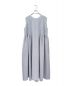 YORI (ヨリ) フクレサイドギャザーワンピース スカイブルー サイズ:38 未使用品：19000円
