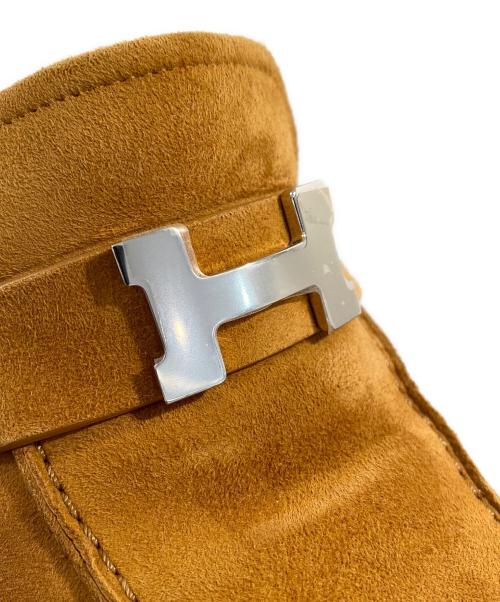 HERMES（エルメス）HERMES (エルメス) ミュール《フロール》 キャメル サイズ:35の古着・服飾アイテム
