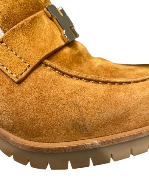 HERMES（エルメス）HERMES (エルメス) ミュール《フロール》 キャメル サイズ:35の古着・服飾アイテム