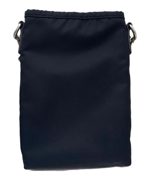 PRADA（プラダ）PRADA (プラダ) RE-NYLON スマートフォンショルダーバッグ ブラックの古着・服飾アイテム