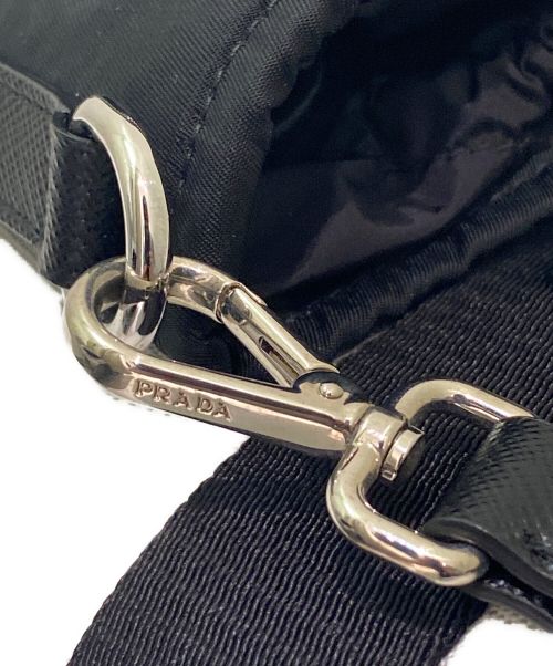 PRADA（プラダ）PRADA (プラダ) RE-NYLON スマートフォンショルダーバッグ ブラックの古着・服飾アイテム