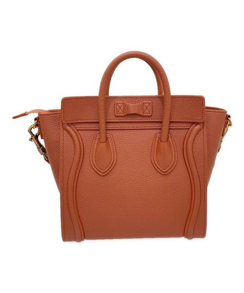 CELINE（セリーヌ）CELINE (セリーヌ) ラゲージ ナノ オレンジ サイズ:ナノの古着・服飾アイテム