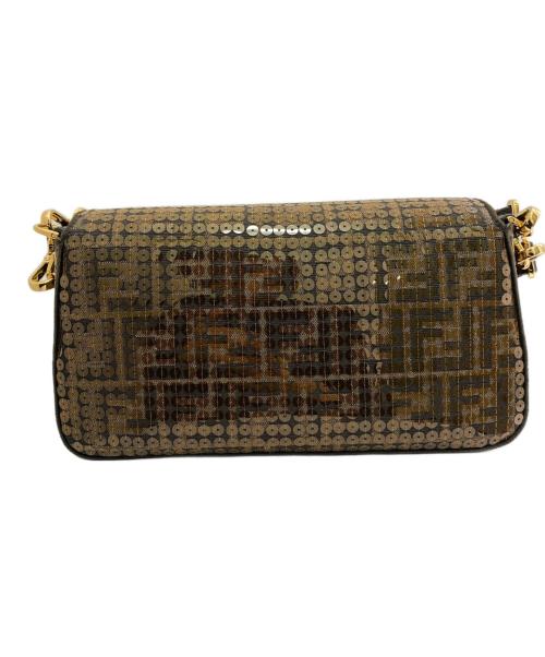 FENDI（フェンディ）FENDI (フェンディ) スパンコール	マンマバケット ブラウンの古着・服飾アイテム