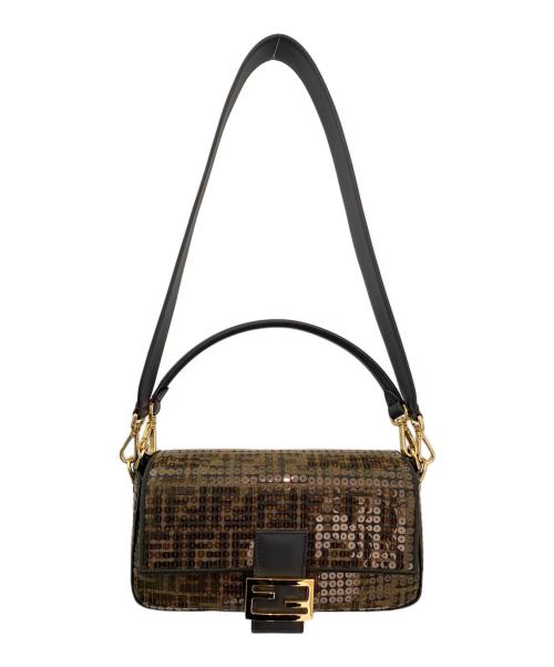 FENDI（フェンディ）FENDI (フェンディ) スパンコール	マンマバケット ブラウンの古着・服飾アイテム