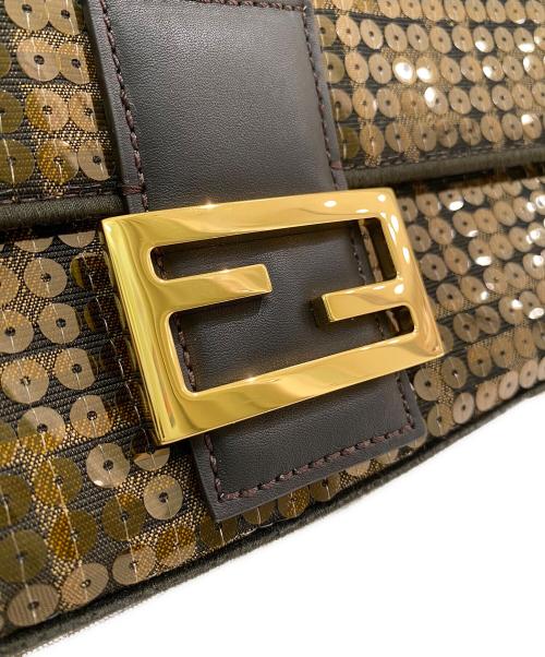 FENDI（フェンディ）FENDI (フェンディ) スパンコール	マンマバケット ブラウンの古着・服飾アイテム