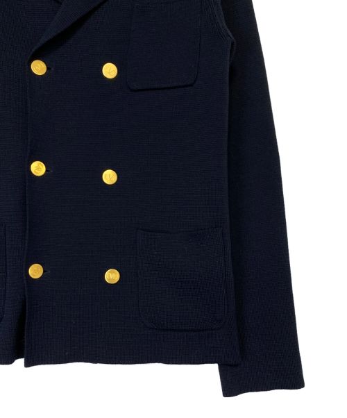 VALENTINO（ヴァレンティノ）VALENTINO (ヴァレンティノ) ニットジャケット ネイビー サイズ:Sの古着・服飾アイテム