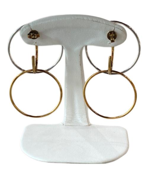 CHARLOTTE CHESNAIS（シャルロットシェネ）CHARLOTTE CHESNAIS (シャルロットシェネ) BOUCLES D'OREILLES GALILEA M ゴールド×シルバー サイズ:ミディアムの古着・服飾アイテム