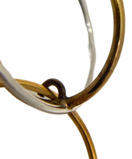 CHARLOTTE CHESNAIS（シャルロットシェネ）CHARLOTTE CHESNAIS (シャルロットシェネ) BOUCLES D'OREILLES GALILEA M ゴールド×シルバー サイズ:ミディアムの古着・服飾アイテム