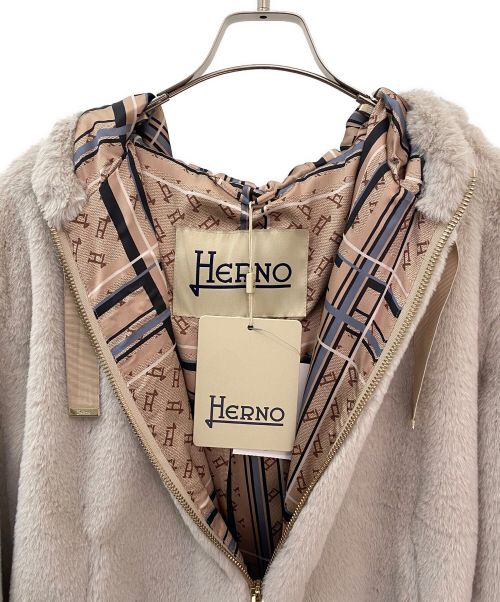 HERNO（ヘルノ）HERNO (ヘルノ) エコファージャケット ベージュ サイズ:40 未使用品の古着・服飾アイテム