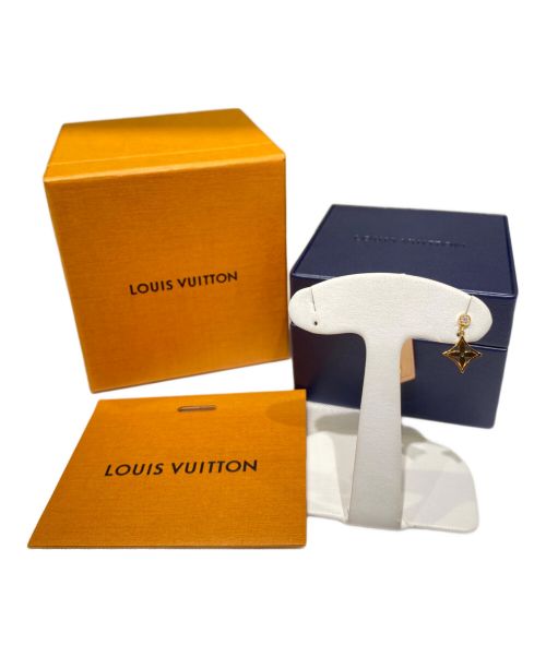LOUIS VUITTON（ルイ ヴィトン）LOUIS VUITTON (ルイ ヴィトン) ピアス モノグラム・イディール ゴールドの古着・服飾アイテム