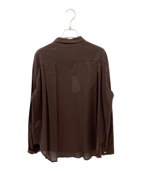 GOOD GRIEF!（グッドグリーフ）GOOD GRIEF! (グッドグリーフ) SHEER COTTON SHIRT ブラウン サイズ:Freeの古着・服飾アイテム