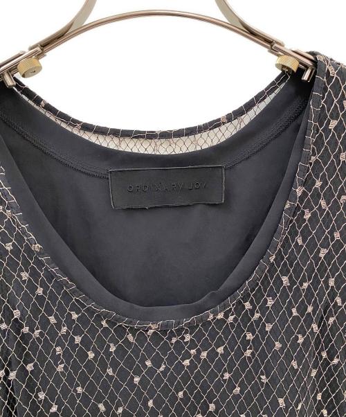 ORDINARY JOY（オーディナリー ジョイ）ORDINARY JOY (オーディナリー ジョイ) Lace Tank ブラック サイズ:Freeの古着・服飾アイテム