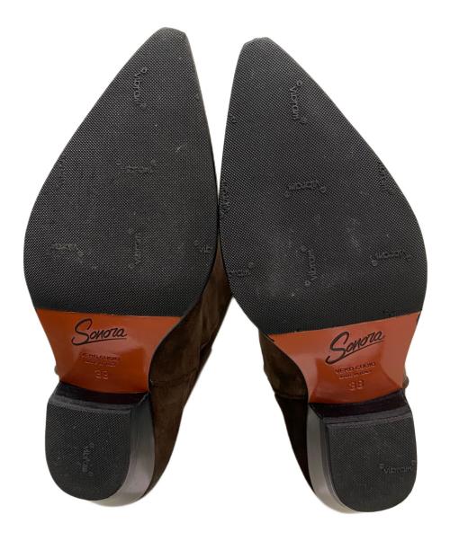 SONORA（ソノラ）SONORA (ソノラ) SUEDE LONG BOOTS ブラウン サイズ:38の古着・服飾アイテム