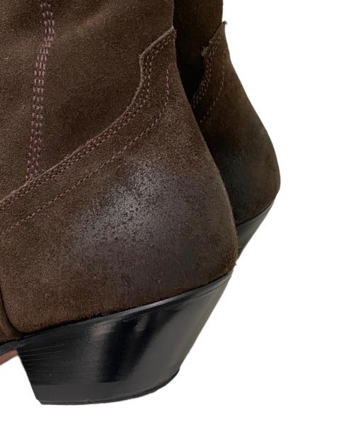 SONORA（ソノラ）SONORA (ソノラ) SUEDE LONG BOOTS ブラウン サイズ:38の古着・服飾アイテム