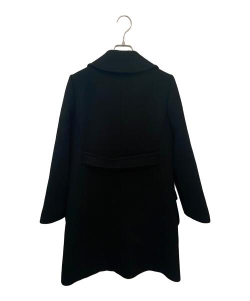 GUCCI（グッチ）GUCCI (グッチ) ウールステンカラーコート ブラック サイズ:38の古着・服飾アイテム