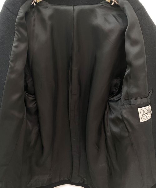 toteme（トーテム）toteme (トーテム) クロップドコート ブラック サイズ:34の古着・服飾アイテム