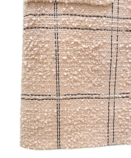 CHANEL（シャネル）CHANEL (シャネル) ココボタンツイードセットアップ ピンク×ブラック サイズ:34の古着・服飾アイテム