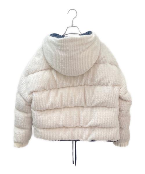 MONCLER GRENOBLE（モンクレール グルノーブル）MONCLER GRENOBLE (モンクレール グルノーブル) グルノーブル ボア ダウンジャケット ホワイト サイズ:XSの古着・服飾アイテム