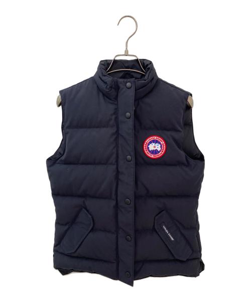 CANADA GOOSE（カナダグース）CANADA GOOSE (カナダグース) Freestyle ダウンベスト ネイビー サイズ:Sの古着・服飾アイテム