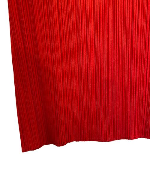 PLEATS PLEASE（プリーツプリーズ）PLEATS PLEASE (プリーツプリーズ) プリーツスカート レッド サイズ:3の古着・服飾アイテム