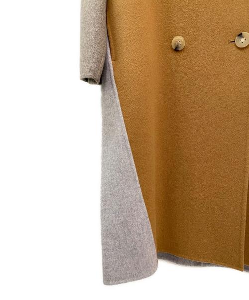 Acne studios（アクネ ストゥディオス）Acne studios (アクネ ストゥディオス) バイカラーロングコート ブラウン サイズ:32の古着・服飾アイテム