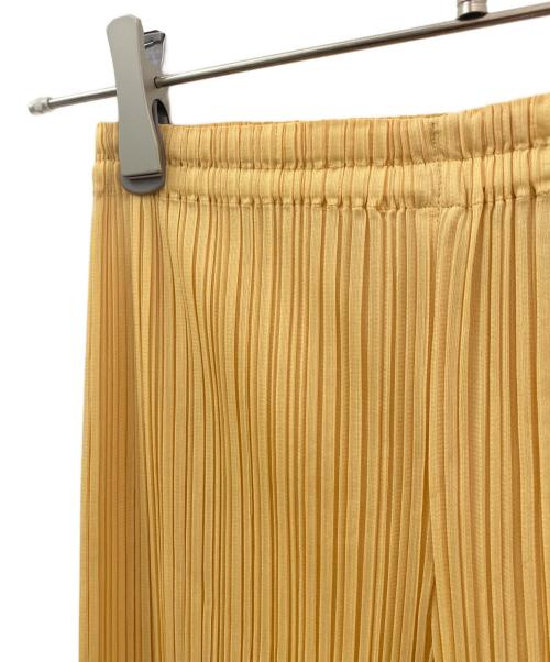 PLEATS PLEASE（プリーツプリーズ）PLEATS PLEASE (プリーツプリーズ) プリーツパンツ イエロー サイズ:1の古着・服飾アイテム