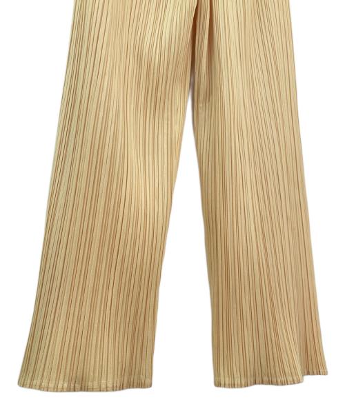 PLEATS PLEASE（プリーツプリーズ）PLEATS PLEASE (プリーツプリーズ) プリーツパンツ イエロー サイズ:1の古着・服飾アイテム