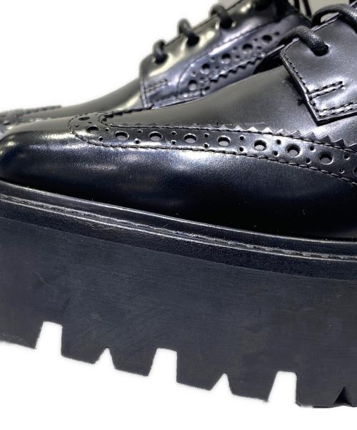 CELINE（セリーヌ）CELINE (セリーヌ) バルキー ブローグ ダービーシューズ ブラック サイズ:38の古着・服飾アイテム