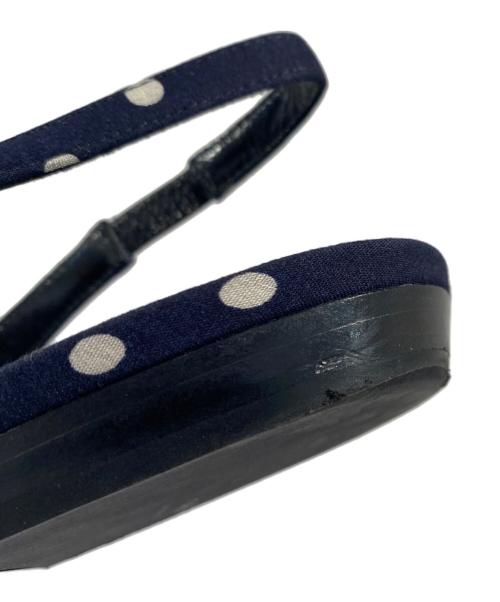 Saint Laurent Paris（サンローランパリ）Saint Laurent Paris (サンローランパリ) ANAISスリングバックフラットシューズ ネイビー サイズ:36 1/2の古着・服飾アイテム