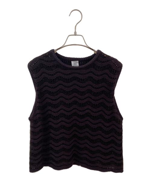 IENA（イエナ）IENA (イエナ) ノイルシルクMIXヤーンベスト ブラウン サイズ:Freeの古着・服飾アイテム