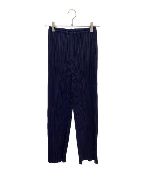 PLEATS PLEASE（プリーツプリーズ）PLEATS PLEASE (プリーツプリーズ) プリーツパンツ ネイビー サイズ:３の古着・服飾アイテム