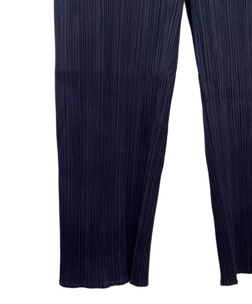 PLEATS PLEASE（プリーツプリーズ）PLEATS PLEASE (プリーツプリーズ) プリーツパンツ ネイビー サイズ:３の古着・服飾アイテム