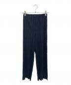 PLEATS PLEASEプリーツプリーズ）の古着「プリーツパンツ」｜ブラック